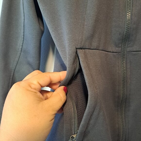 The North Face Women Small Fleece Lightweigth Jacket Gray Color Full Zip - Picture 5 of 11